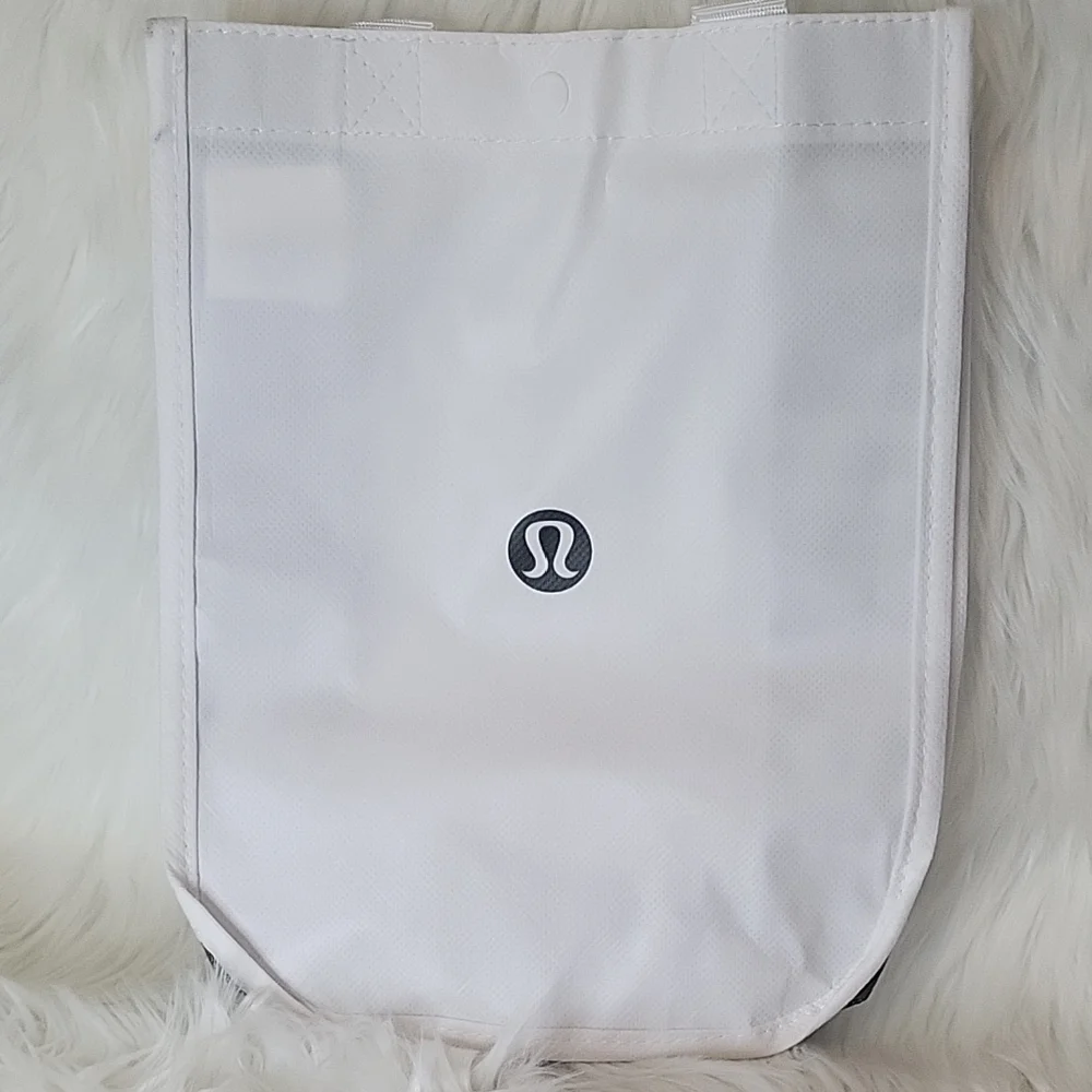 lululemon athletica Red and White Tote Bag Set